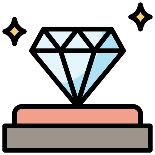 diamante Surang Lineal Color Ícone