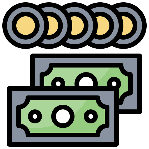 Money Surang Lineal Color icon