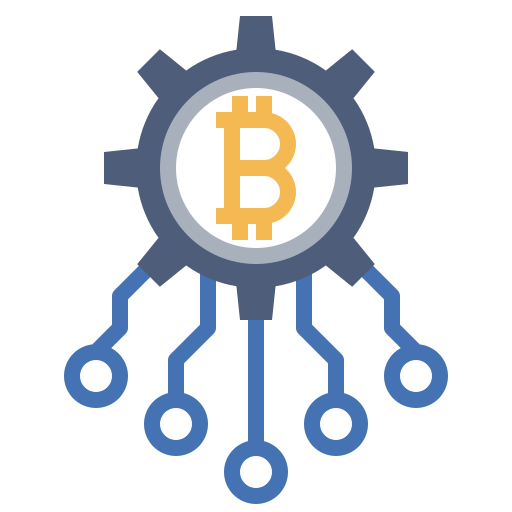 bitcoiny Surang Flat ikona