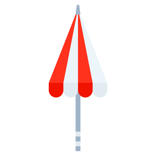 пляжный зонтик Generic Flat иконка