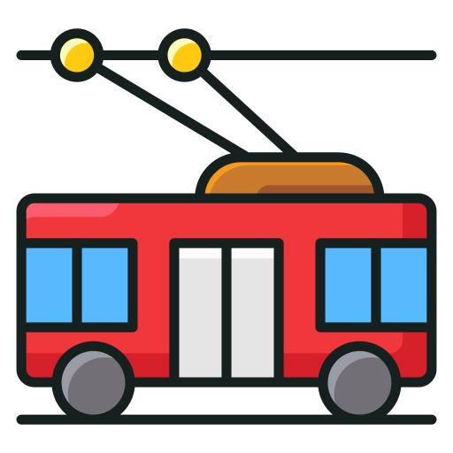 trolleybus Generic Outline Color Icône