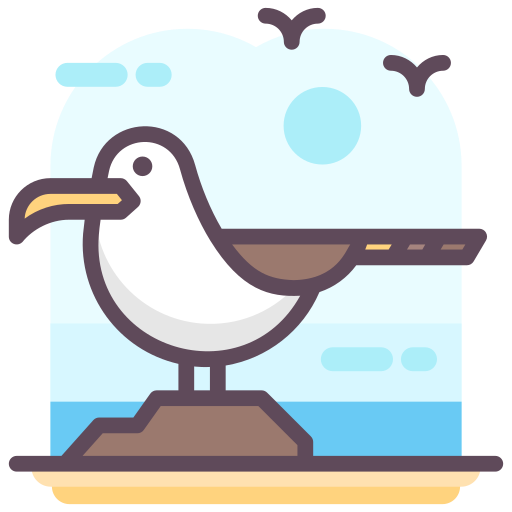 möwe Generic Outline Color icon