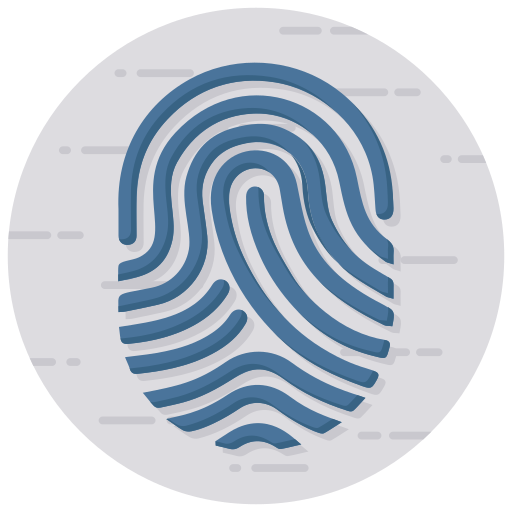 Fingerprint Generic Circular icon
