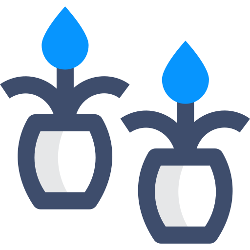 bloempot SBTS2018 Blue icoon