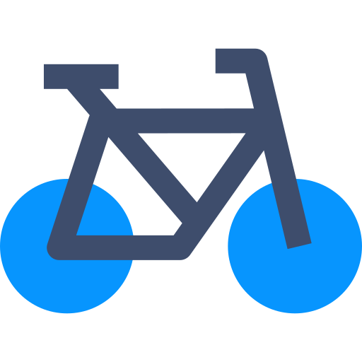 fiets SBTS2018 Blue icoon