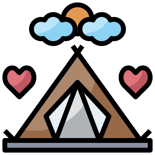 camping Surang Lineal Color icon
