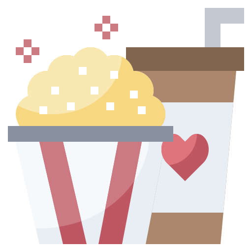 Popcorn Surang Flat icon