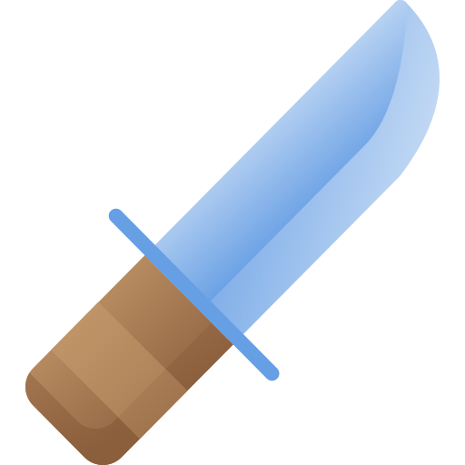 cuchillo Inipagistudio Flat icono