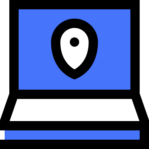 posizione sulla mappa Inipagistudio Blue icona