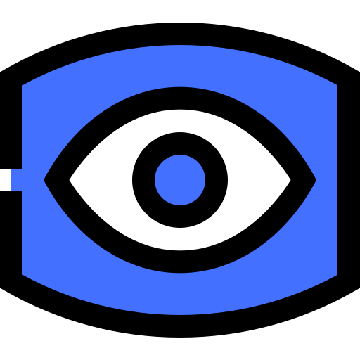 Eye Inipagistudio Blue icon