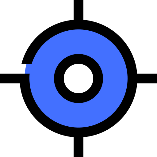 marca de ubicación Inipagistudio Blue icono