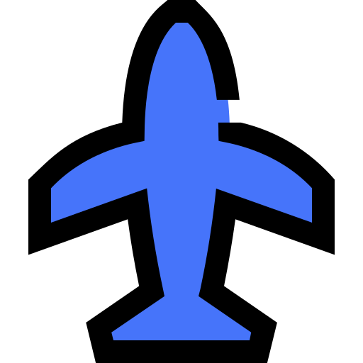 비행 Inipagistudio Blue icon