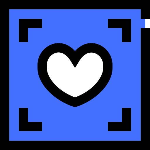 cœur Inipagistudio Blue Icône