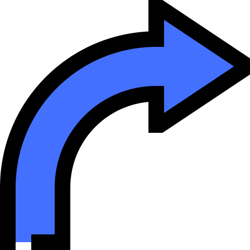 Direction Inipagistudio Blue icon