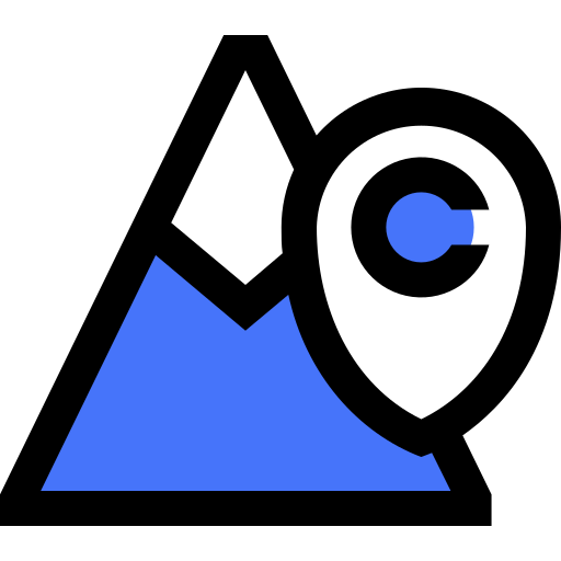 Geolocalization Inipagistudio Blue icon