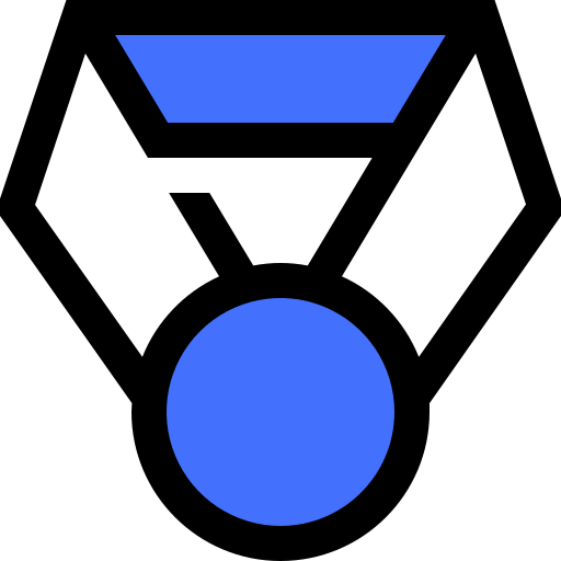 médaille Inipagistudio Blue Icône