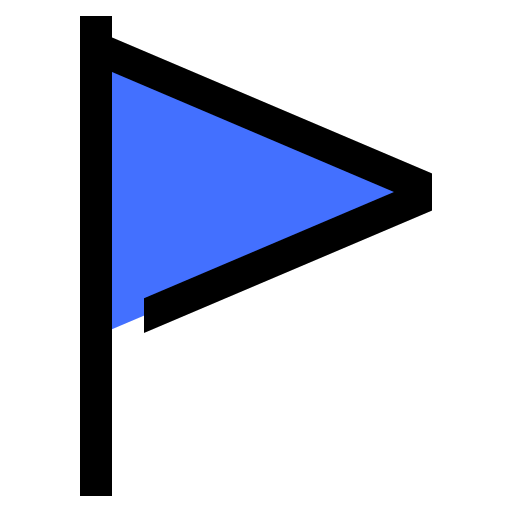 drapeau Inipagistudio Blue Icône