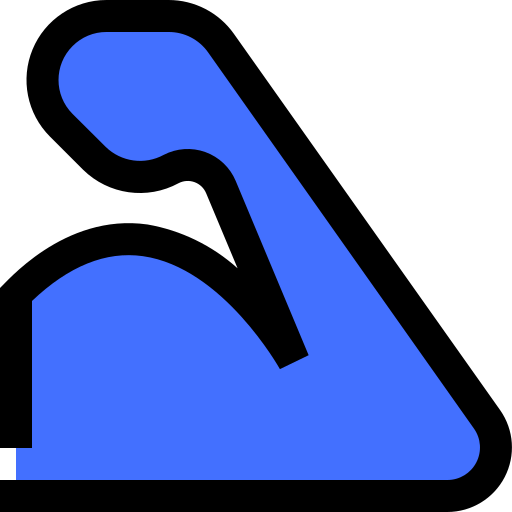 Muscle Inipagistudio Blue icon