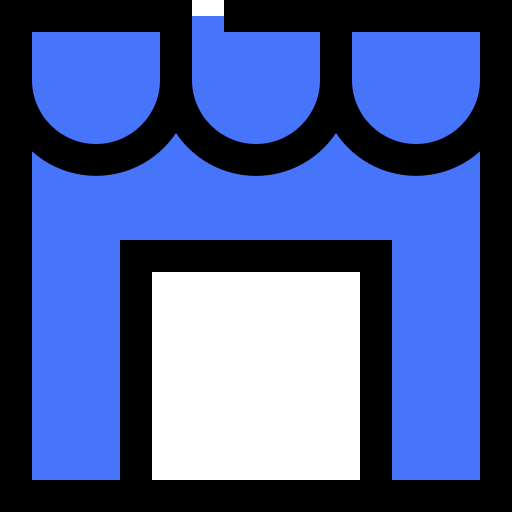 sklep spożywczy Inipagistudio Blue ikona