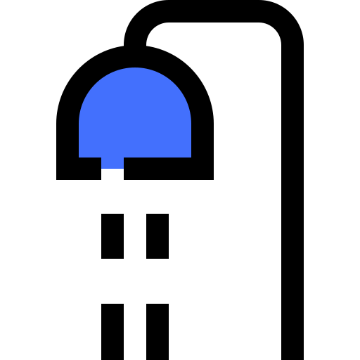 dusche Inipagistudio Blue icon