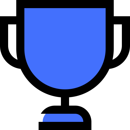 트로피 Inipagistudio Blue icon
