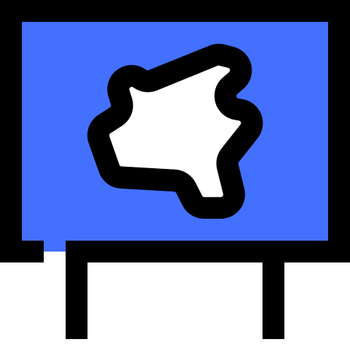 사이트 맵 Inipagistudio Blue icon