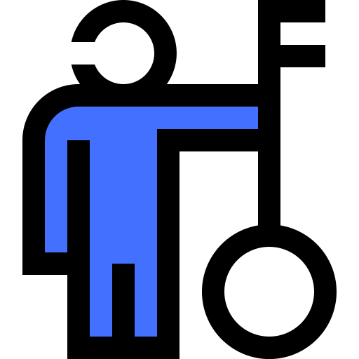 Keys Inipagistudio Blue icon