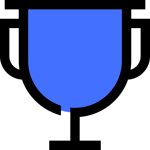 トロフィー Inipagistudio Blue icon