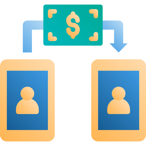 Transfer money Generic Flat Gradient icon