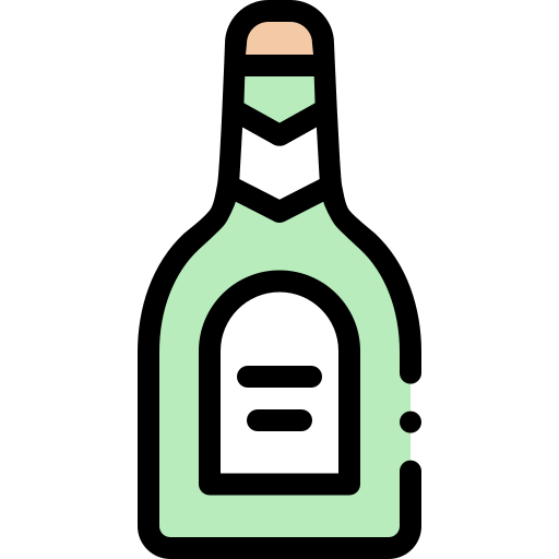 Champagne Detailed Rounded Lineal color icon