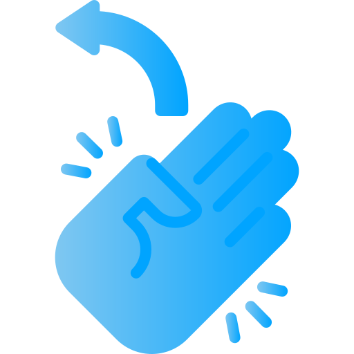 Hand sign Generic Flat Gradient icon