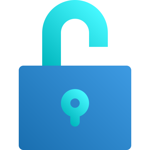 Unlock Generic Flat Gradient icon