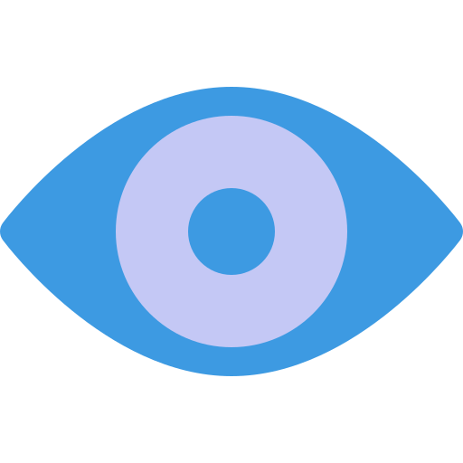 oog Berkahicon Flat icoon