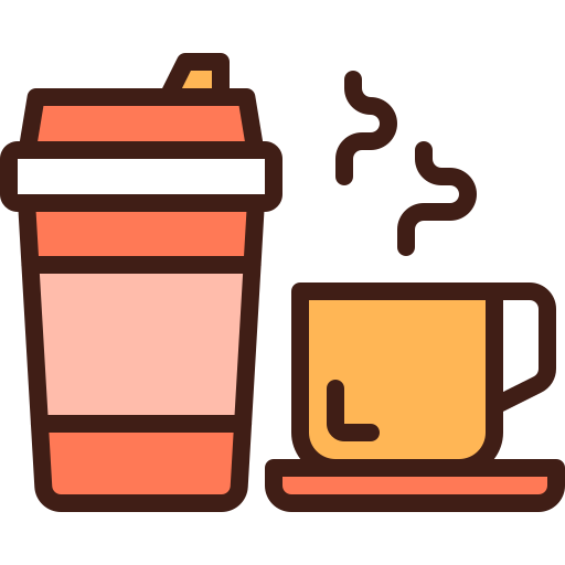 café Generic Outline Color icono