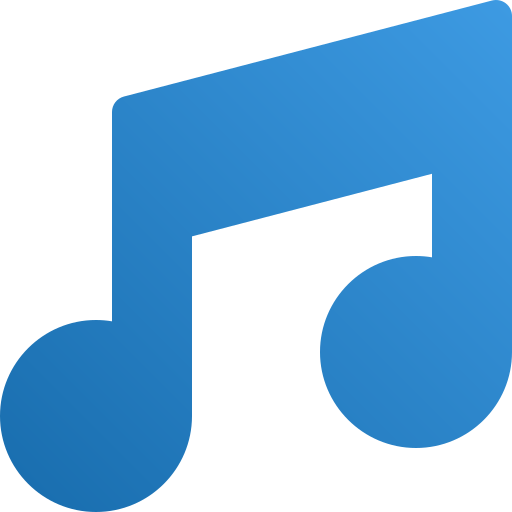 nota musical Generic Flat Gradient icono