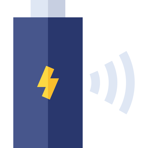 Battery Basic Straight Flat icon