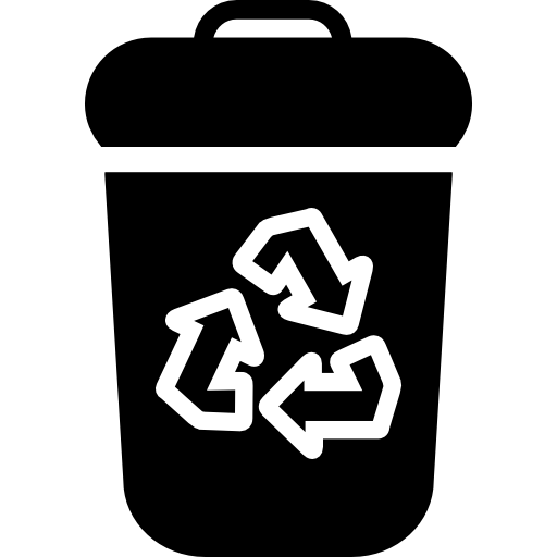 lixeira de reciclagem  Ícone