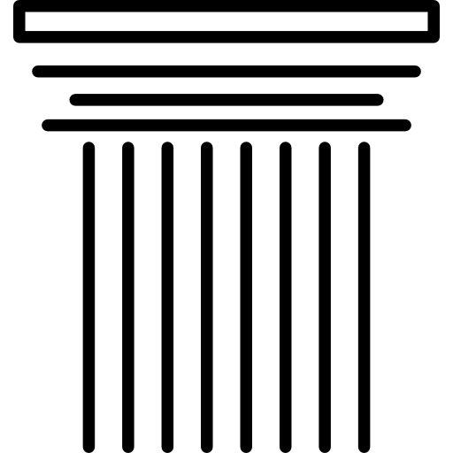 pilares griegos jónicos  icono