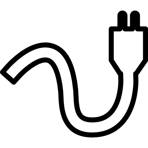 enchufe del cable eléctrico  icono