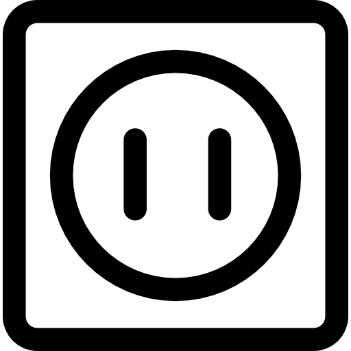 aansluiting op elektriciteit  icoon