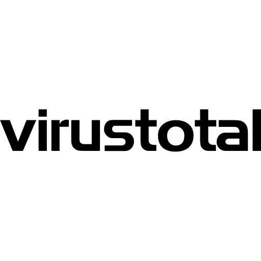 logo tekstowe wirusa  ikona