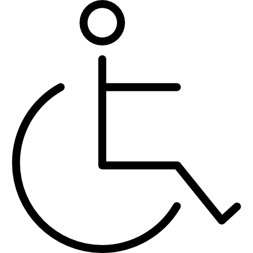 señal de accesibilidad  icono