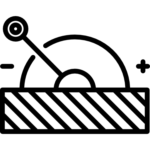 ferramenta com detecção de pólos negativos e positivos  Ícone