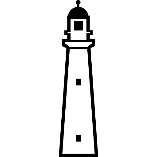 latarnia morska split point w australii  ikona