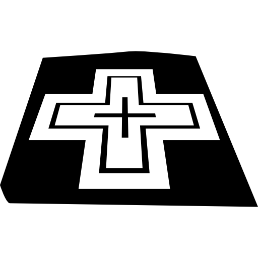 croce di lalibela, chiesa di san giorgio, etiopia  icona