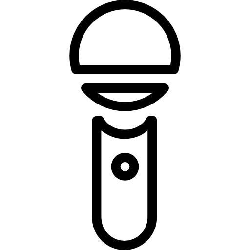 Microphone Retinaicons Lineal icon