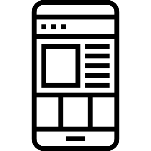 smartphone Meticulous Line icona