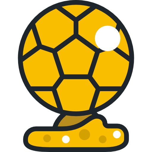 balón de oro Special Lineal color icono