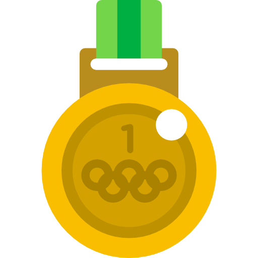 olympische medaille Special Flat icon