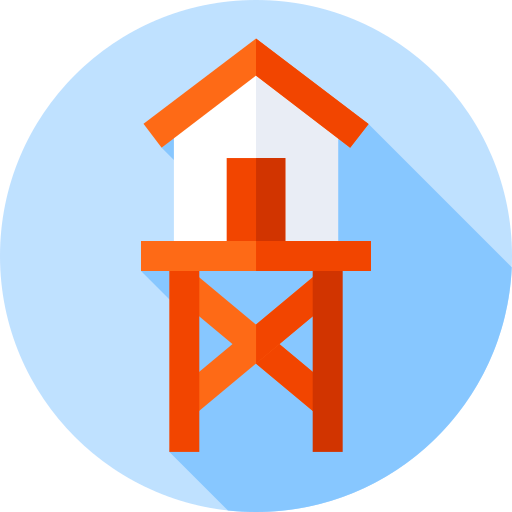 House Flat Circular Flat icon